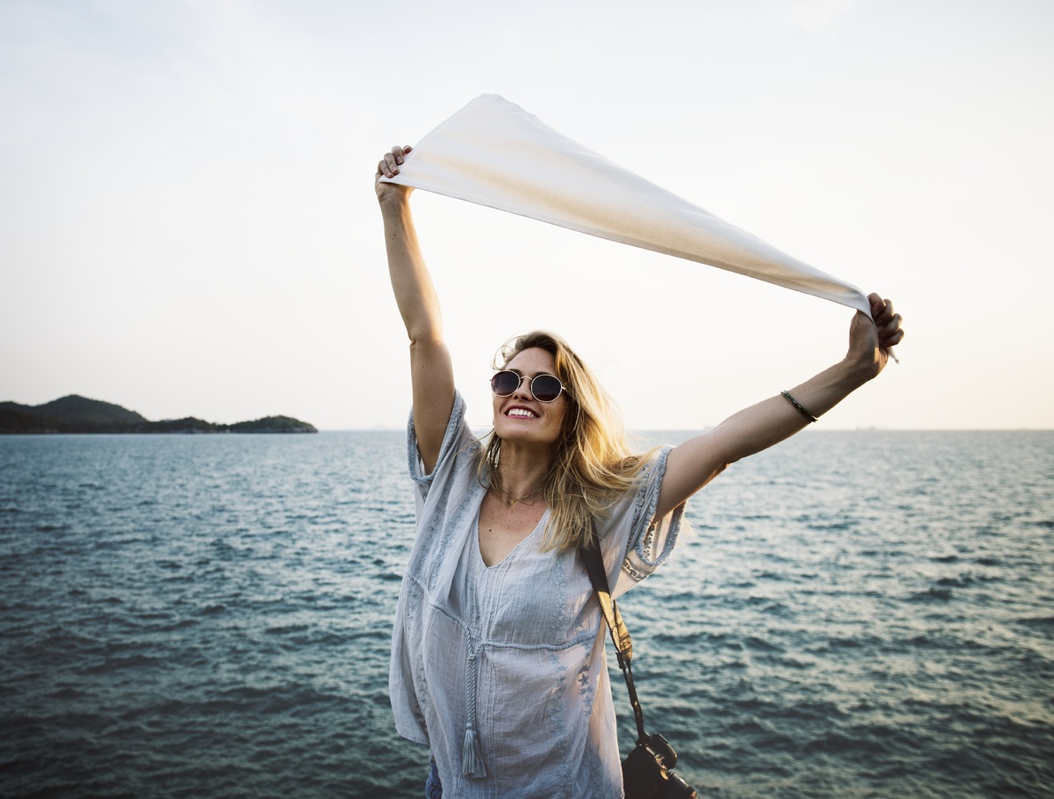 beach sea nature ocean girl woman 1389875