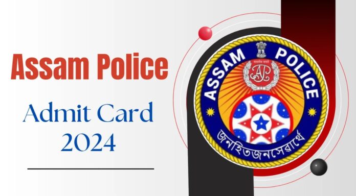 Assam Police SI Admit Card 2024