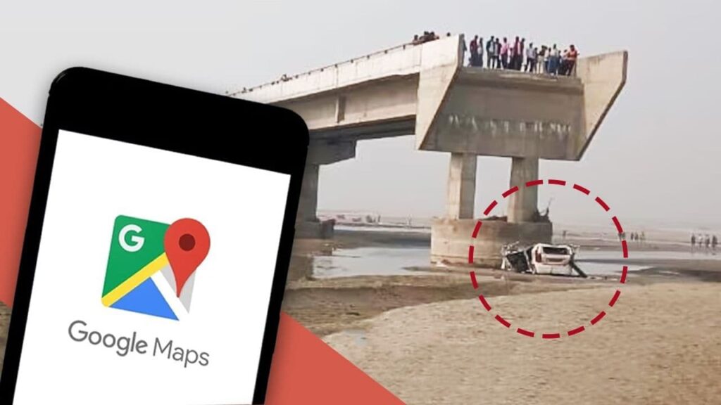 Google Maps: Why is the path getting lost again and again