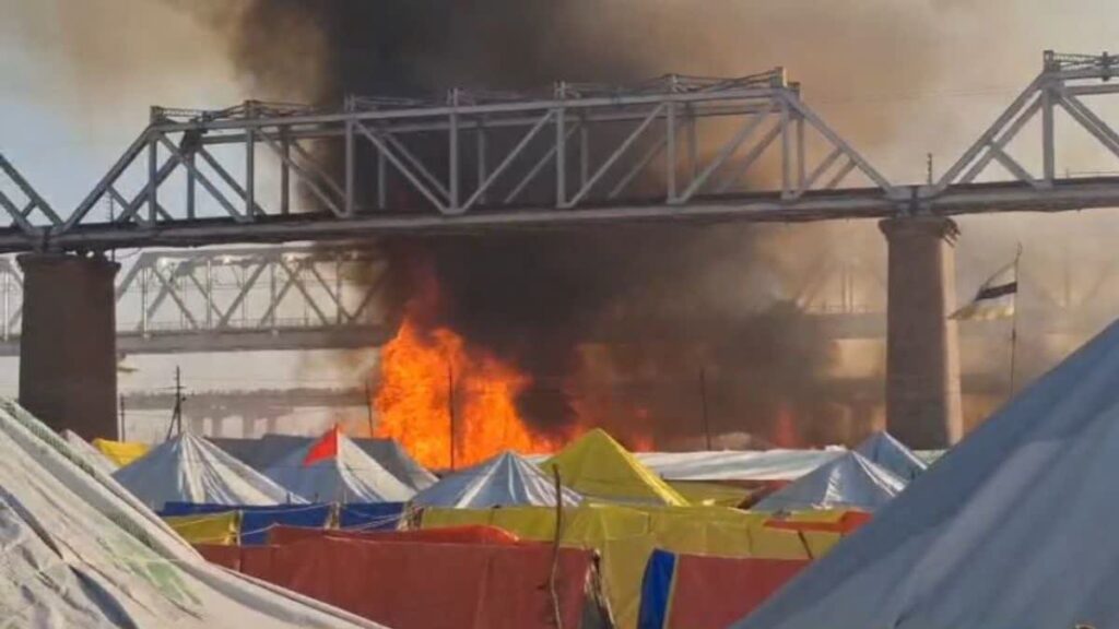 Fire in Mahakumbh