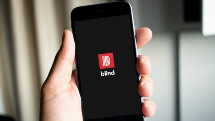 Blind app launched in India